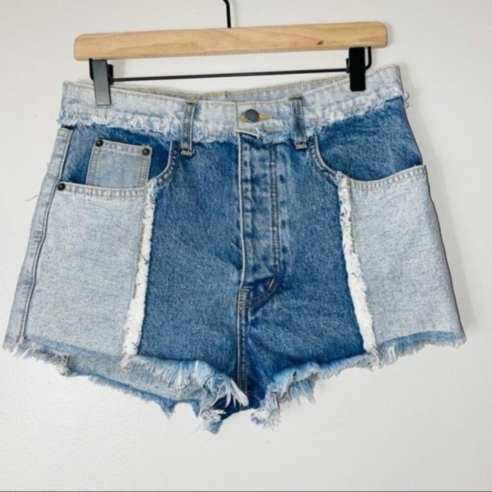 Carmar Color Block Button Fly High Rise Shorts - Picture 2 of 8